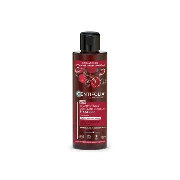 Organski 2u1 šampon za farbanu kosu bez sulfata brenda Centifolia u tubi.