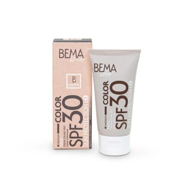 Prirodna tonirana krema za sunčanje SPF 30 sa mineralnim pigmentima i hijaluronom.